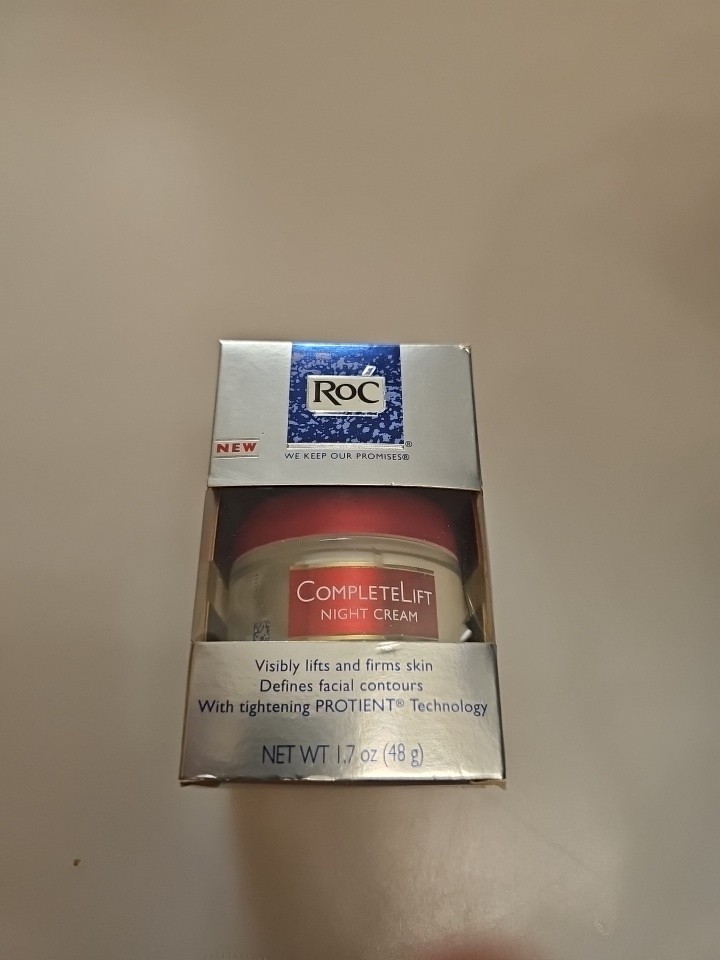 ROC complete Lift Anti-Gravity Night Cream unsealed NIB 1.7 OZ