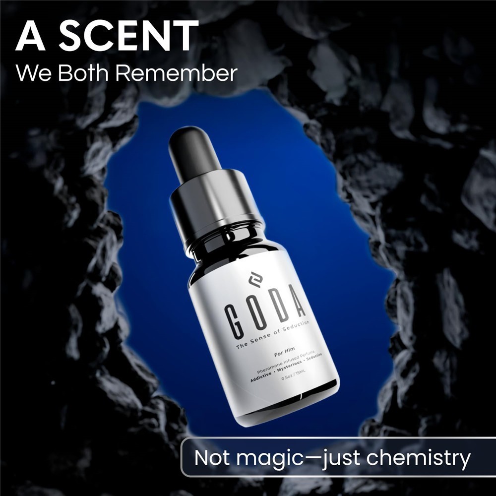 2x GODA For Him Pheromones Cologne for Men Infused with Real Pheromones 0.5oz