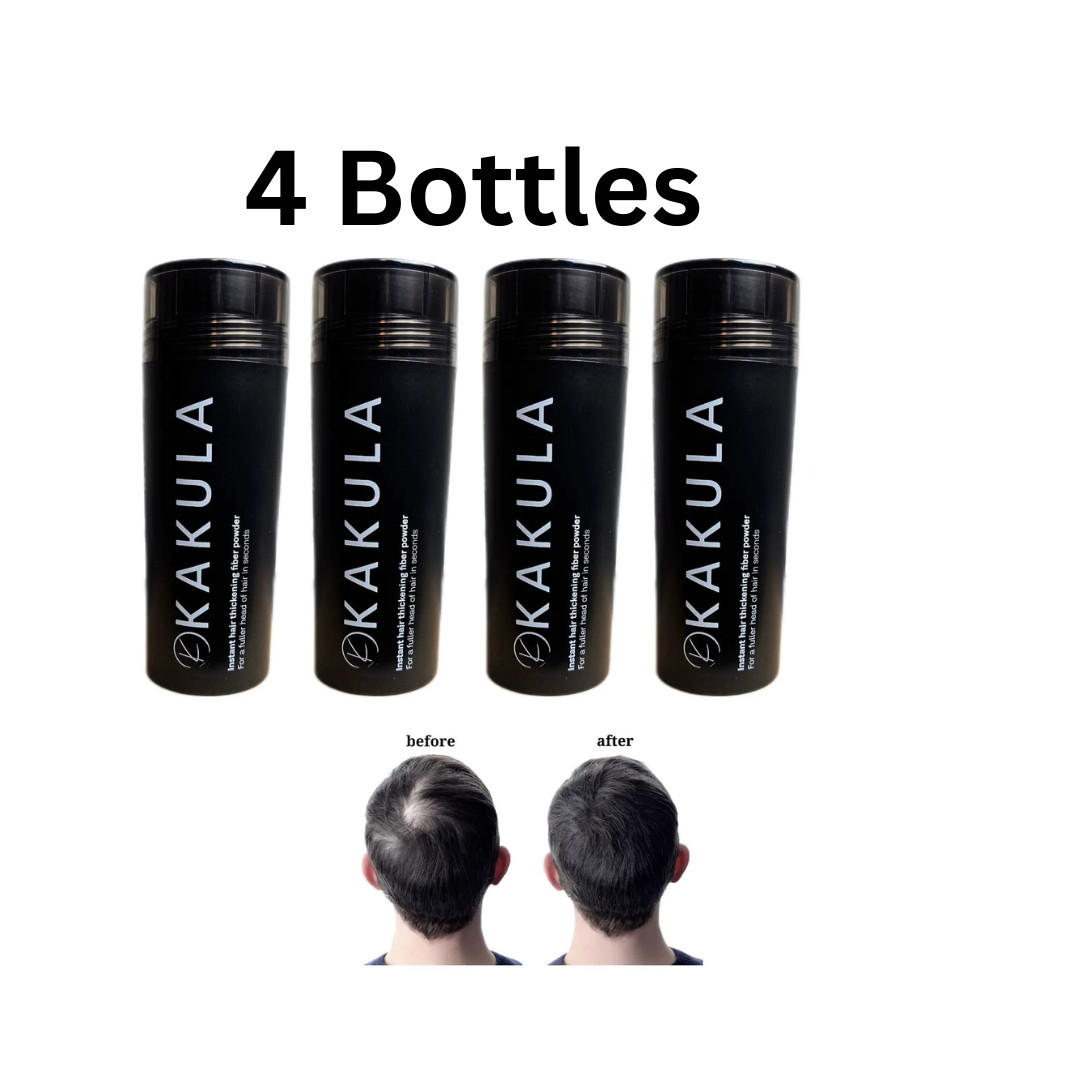 Kakula Keratin Hair Fiber Fiber 27.5g Black Dark Brown Medium Brown Light Brown
