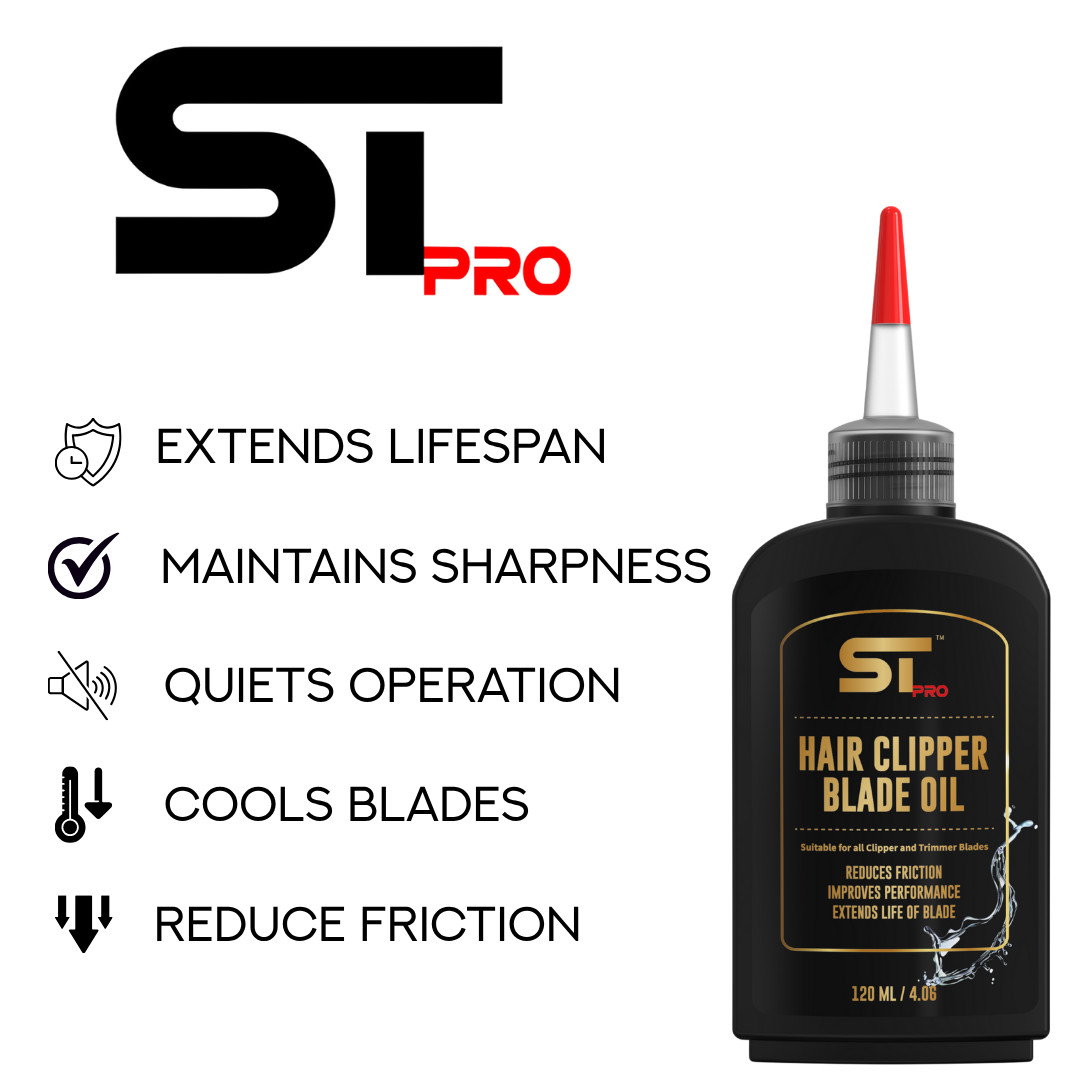 Hair Clipper Blade Oil by Supreme Trimmer for Lubricating Blades, 4FL OZ, STO710