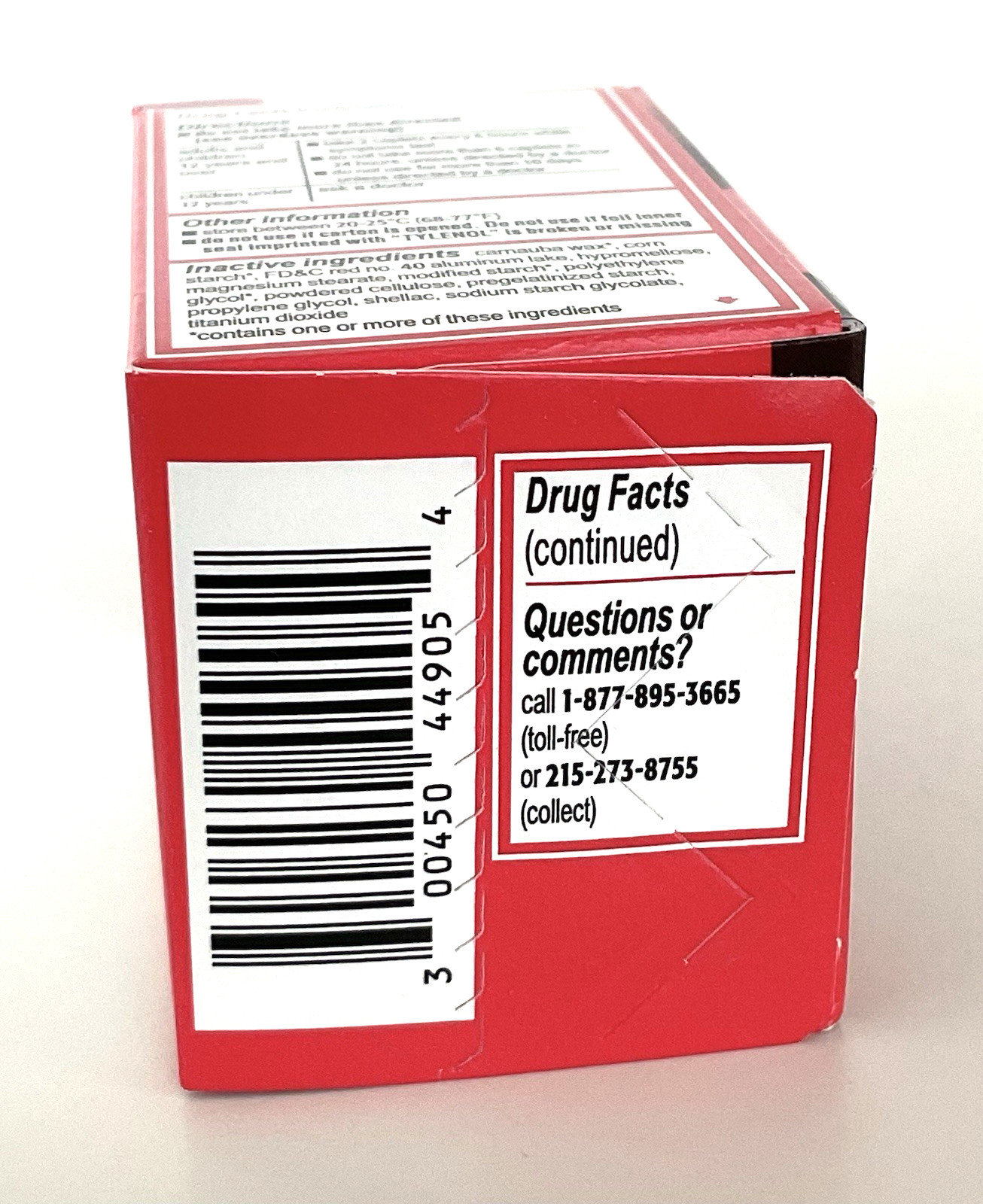 TYLENOL Extra Strength Acetaminophen 500 mg Caplets 24 ct EXP 12/2029