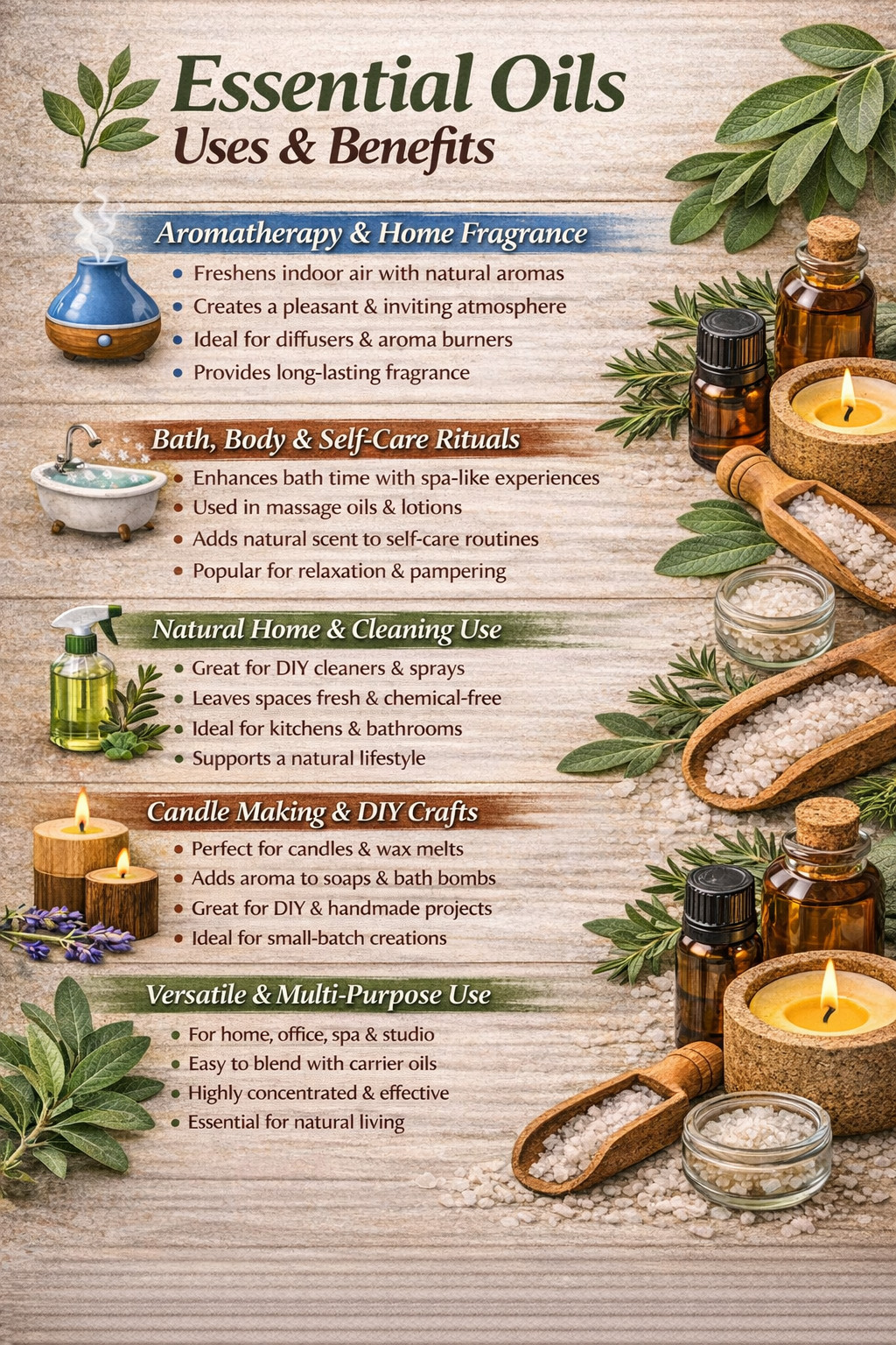 5ml Essential Oils– 100% Pure & All Natural, Free Shipping, 50+ Oils