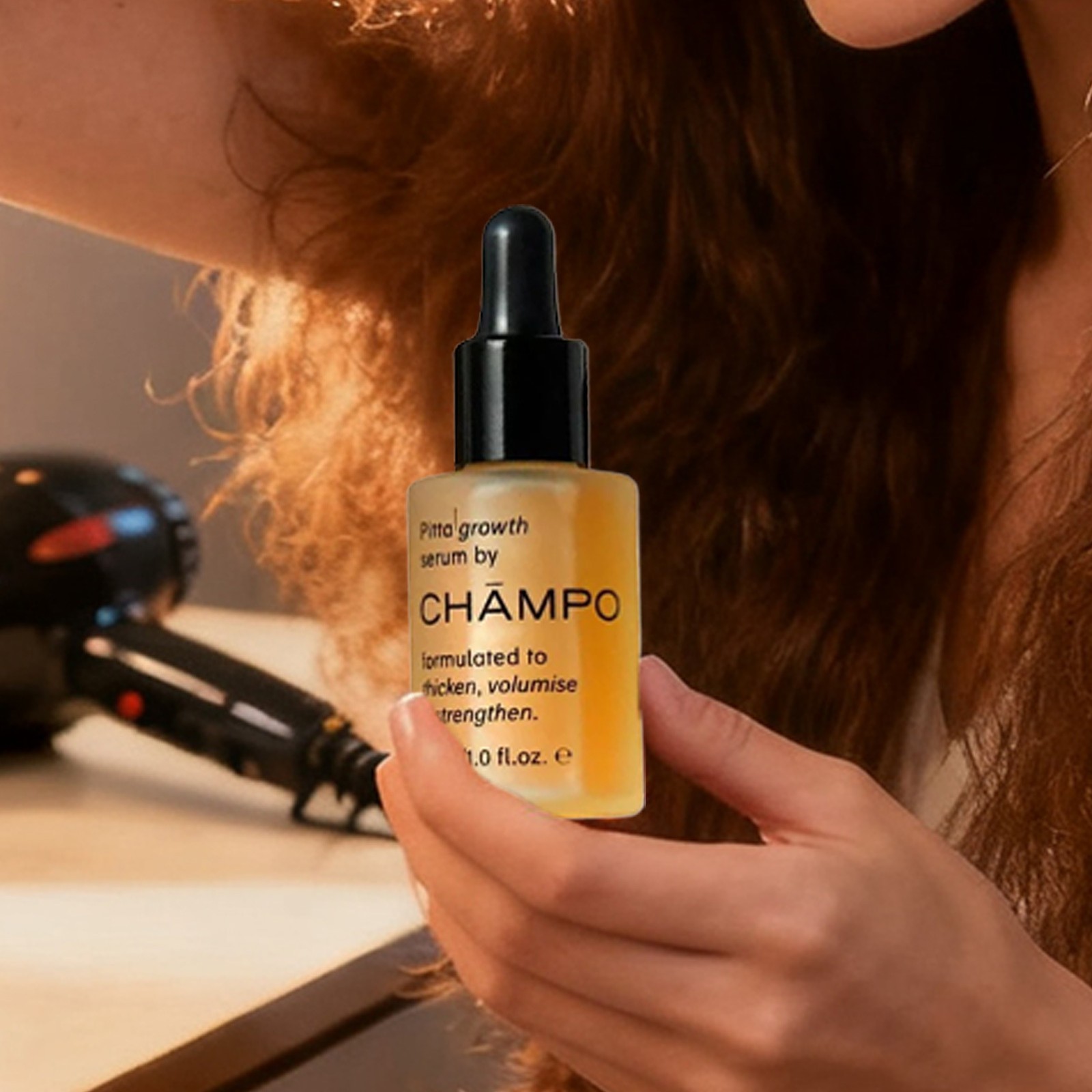 Champo Pitta Growth Serum Formulated To Thicken,Volumise&Strengthen Hair 30ml