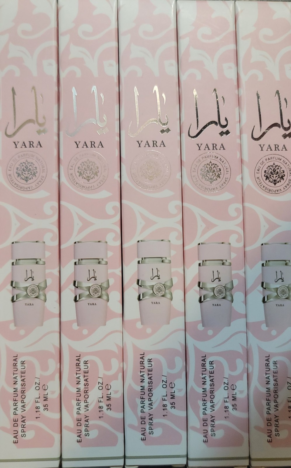 Lattafa Yara Eau de Parfum Spray Vaporisateur Travel Size 1.18 fl oz 6 Total