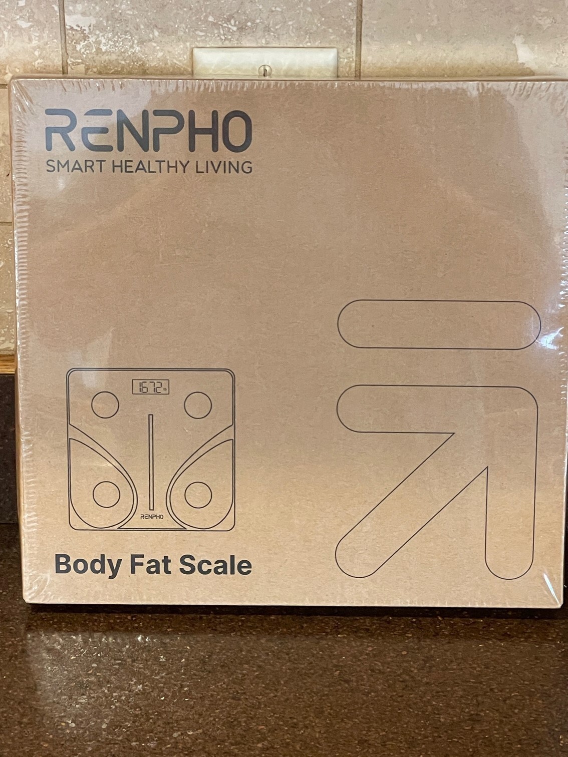 RENPHO Digital Bathroom Scale – Black (ES-24M)
