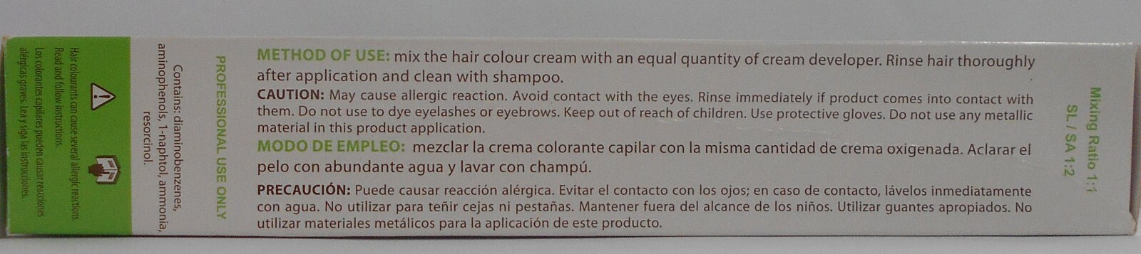 ELIXIRME Permanent Shine Everyday Hair Color Cream with Aloe Vera ~ 3.4 fl. oz.
