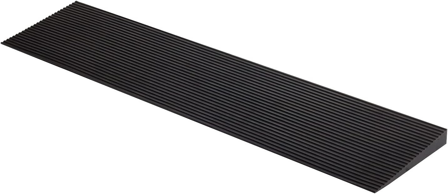 CINNYE 1.6in Rise Solid Rubber Wheelchair Ramp Threshold Ramp for Doorways