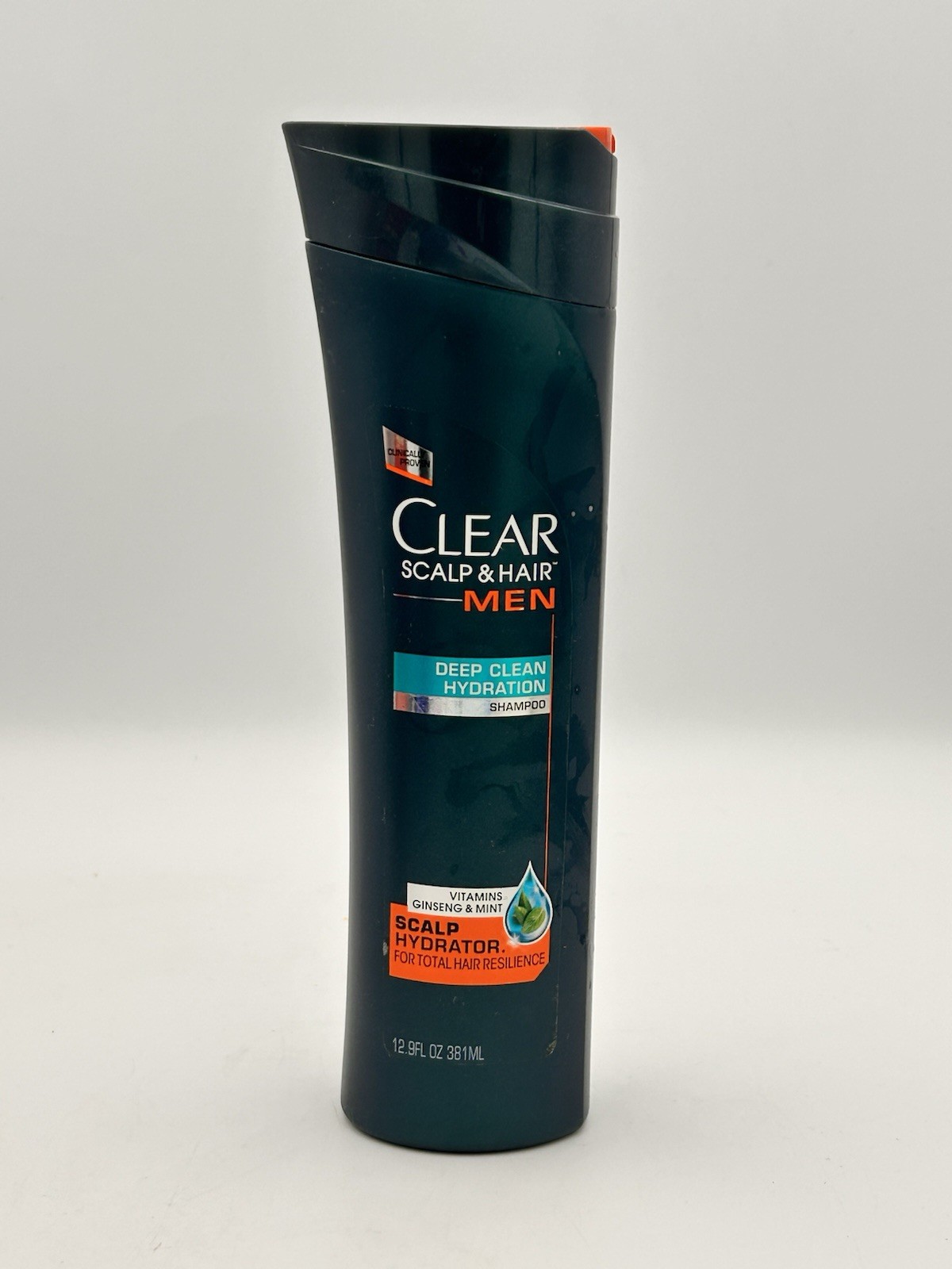 Clear Men Scalp & Hair Deep Clean Hydration Shampoo Ginseng & Mint NOS 12.9oz