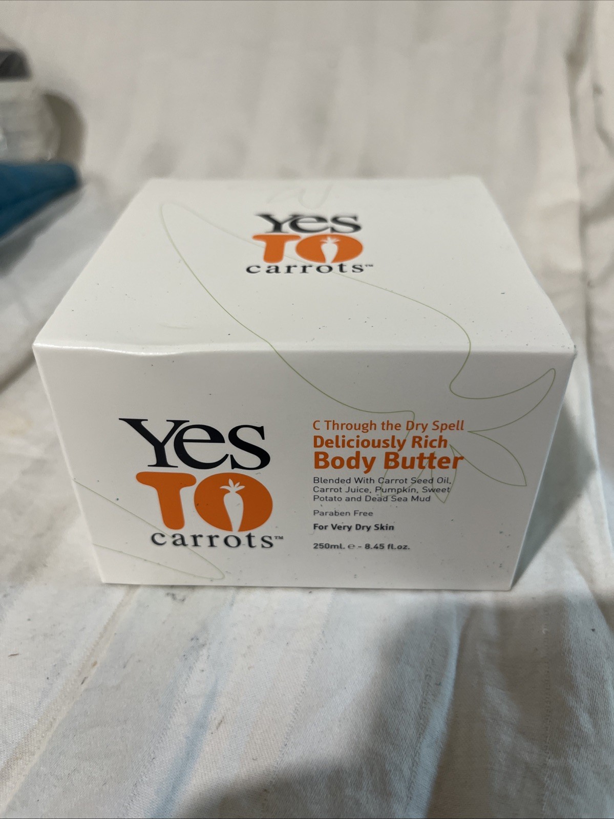 New! Yes To Carrots Body Butter NIB 8.45 fl oz Carrot Seed Oil FOR VERY DRY SKIN