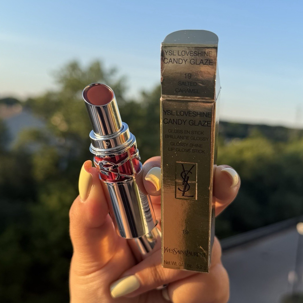 Yves Saint Laurent Loveshine Candy Glaze Lip Gloss Stick 19 Salted Caramel
