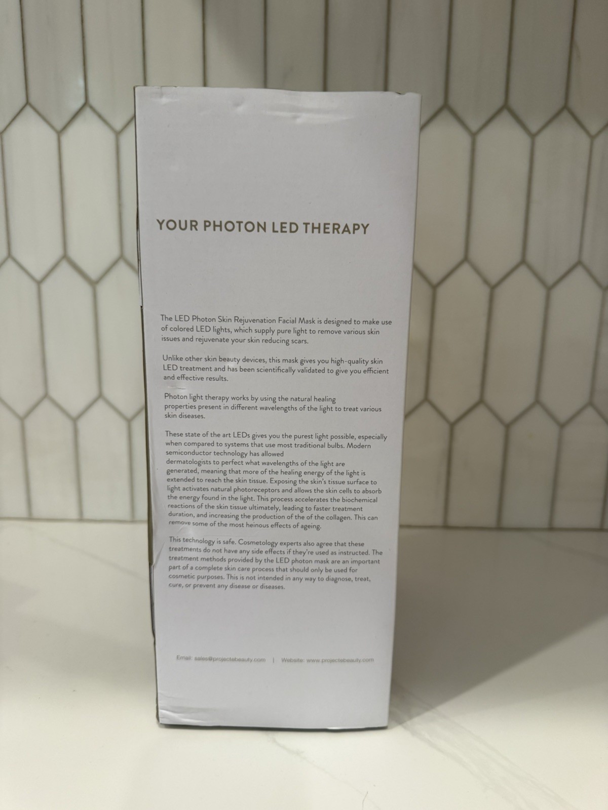 Project E Beauty Photon Mask – LED Therapy – Skin Rejuvenation – Face & Neck