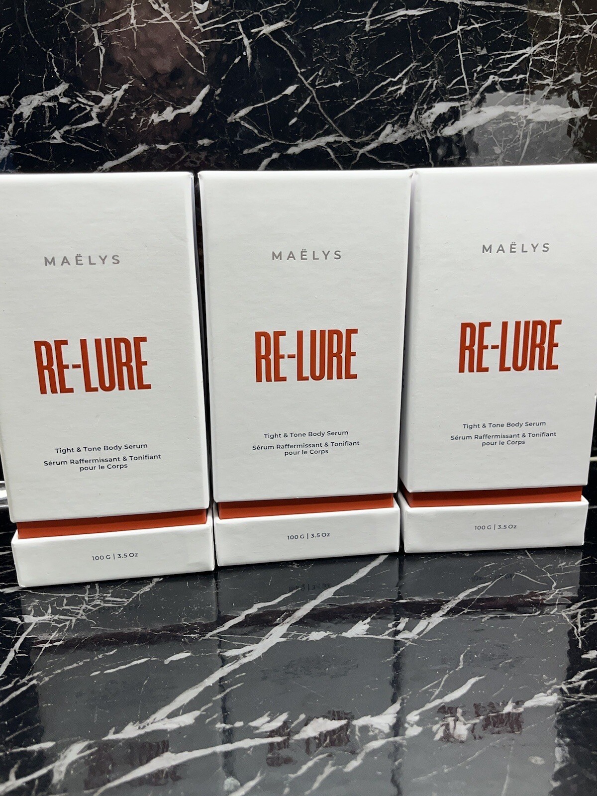 3x Maelys Re-Lure Tight & Tone Body Serum 3.5oz NEW SALE