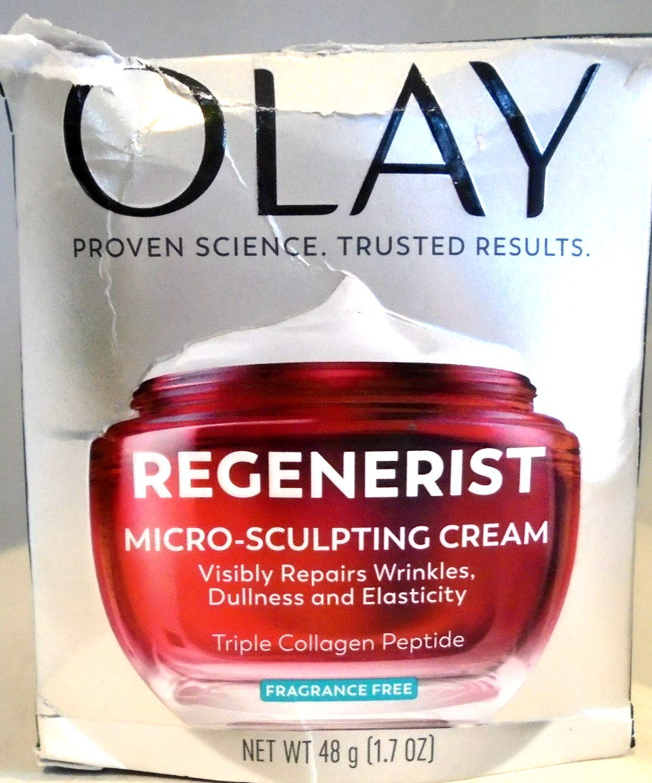 Olay Regenerist Micro-Sculpting Cream Anti Aging Fragrance Free 1.7oz
