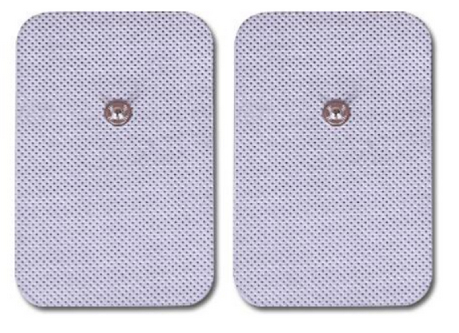 XL WIDE REPLACEMENT MASSAGE PADS (8) (9X6CM) FOR AURAWAVE DIGITAL MASSAGER TENS