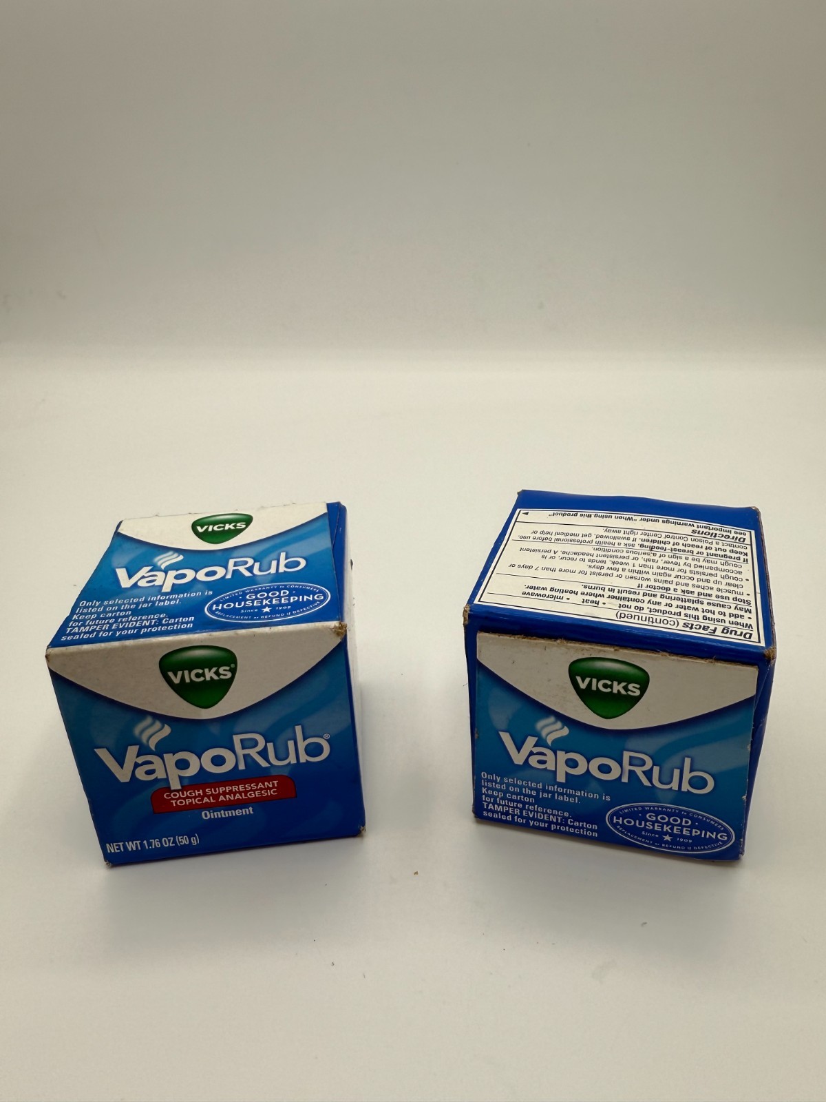 Vicks VapoRub 3pk Cough Suppressant Topical Chest Rub Vapors 1.76oz EXP08/2026