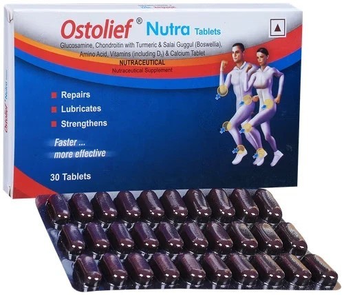 Ostolief Nutra Tablet (30tab) Helps Repair, Lubricates, Strengthens the Joints