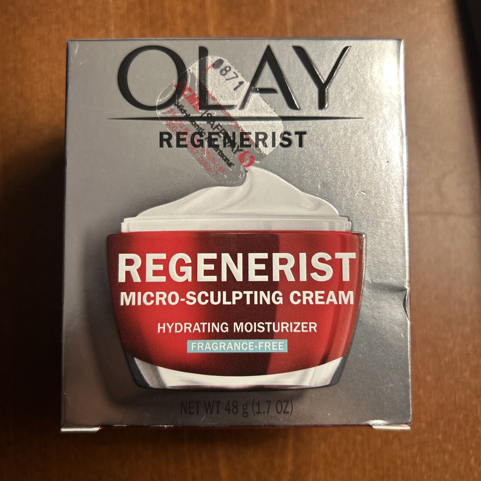 Olay Regenerist Micro-Sculpting Cream Fragrance Free Hydrating 1.7 oz NEW BOX