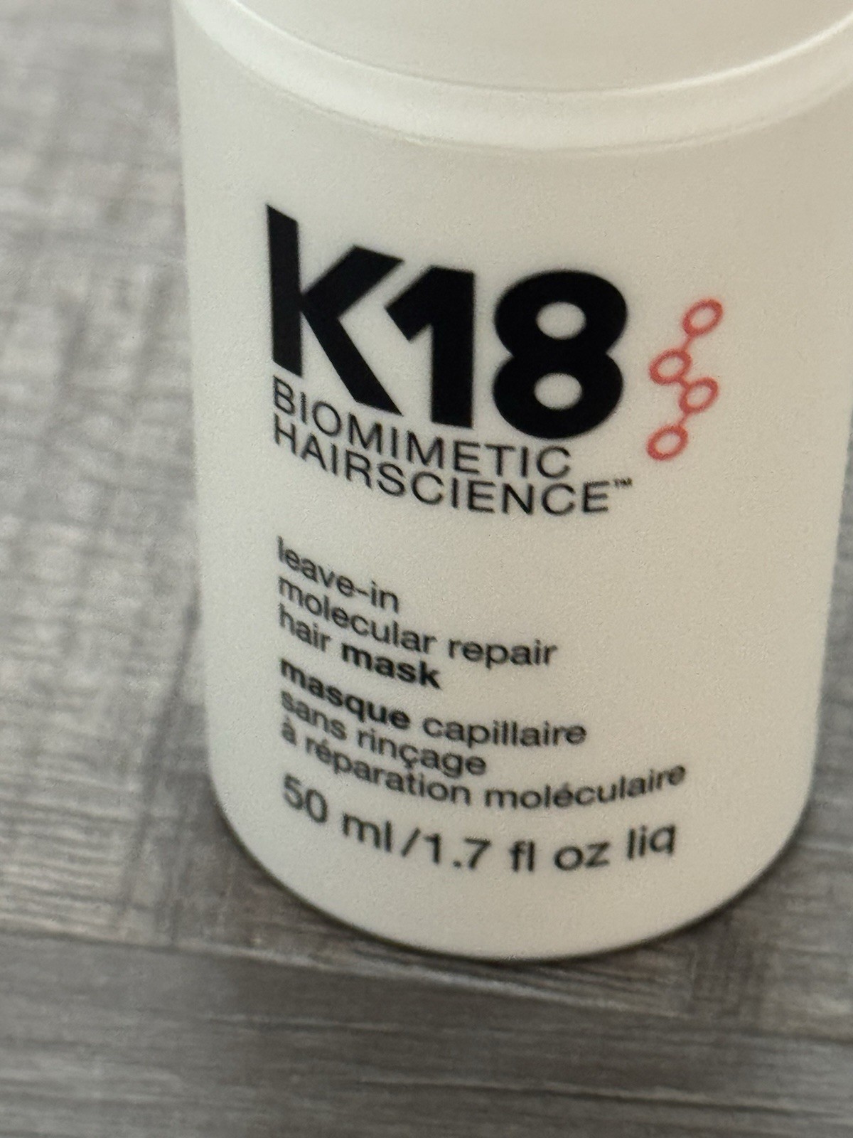 K18 Biometric Hairscience Molecular Leave-In Repair Hair Mask 1.7 fl oz (50ml)