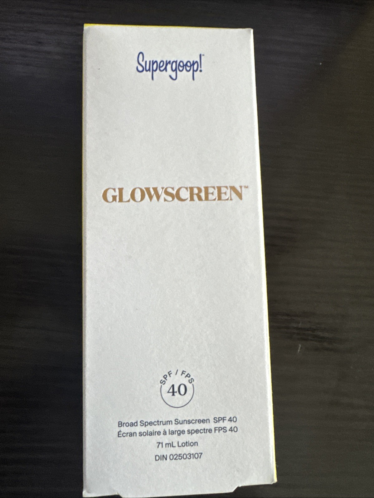 Brand New Supergoop! Glow Screen SPF 40 / 71 mL exp 07/31/26. Orig Price $48