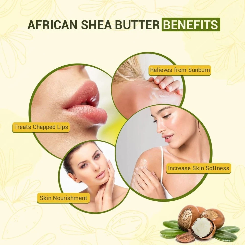 Tattvalogy African Shea Butter 100g Moisturizer & Lip Cream For Women & Men
