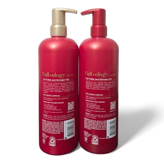 Nexxus Full-ology Shampoo Conditioner Set 24 oz Each Strengthening Care