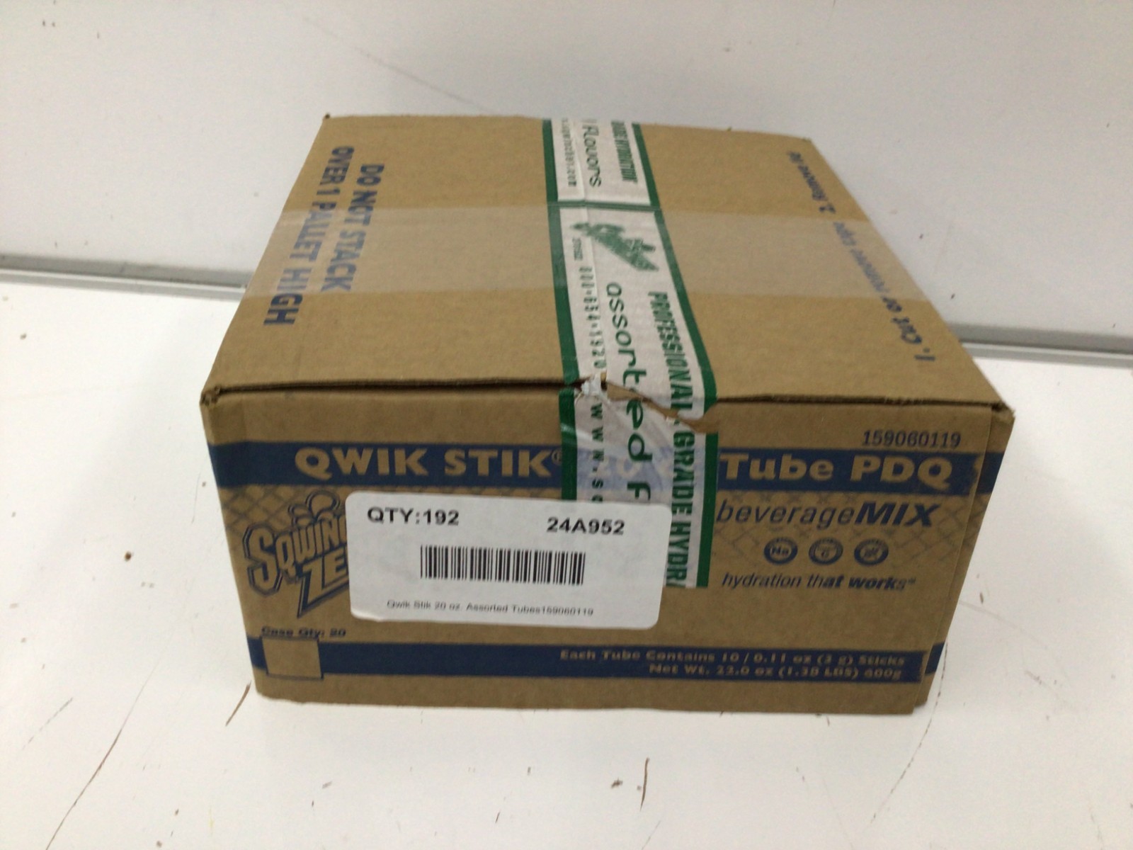 Sqwincher Qwik Stik Zero 200 Pack Electrolyte Drink Mix Assorted Flavors