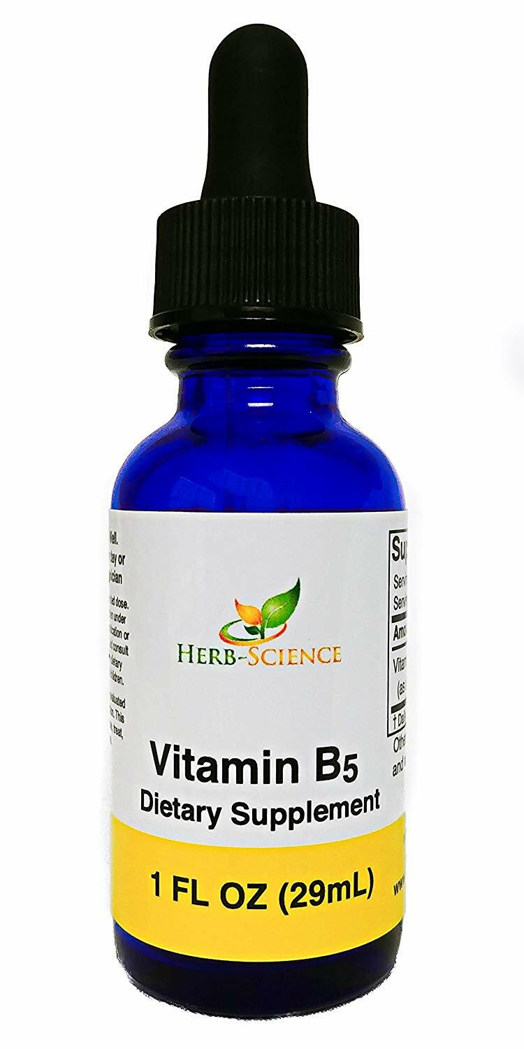 Liquid Vitamin B5 Pantothenic Acid, Alcohol-Free Extract – Herb-Science