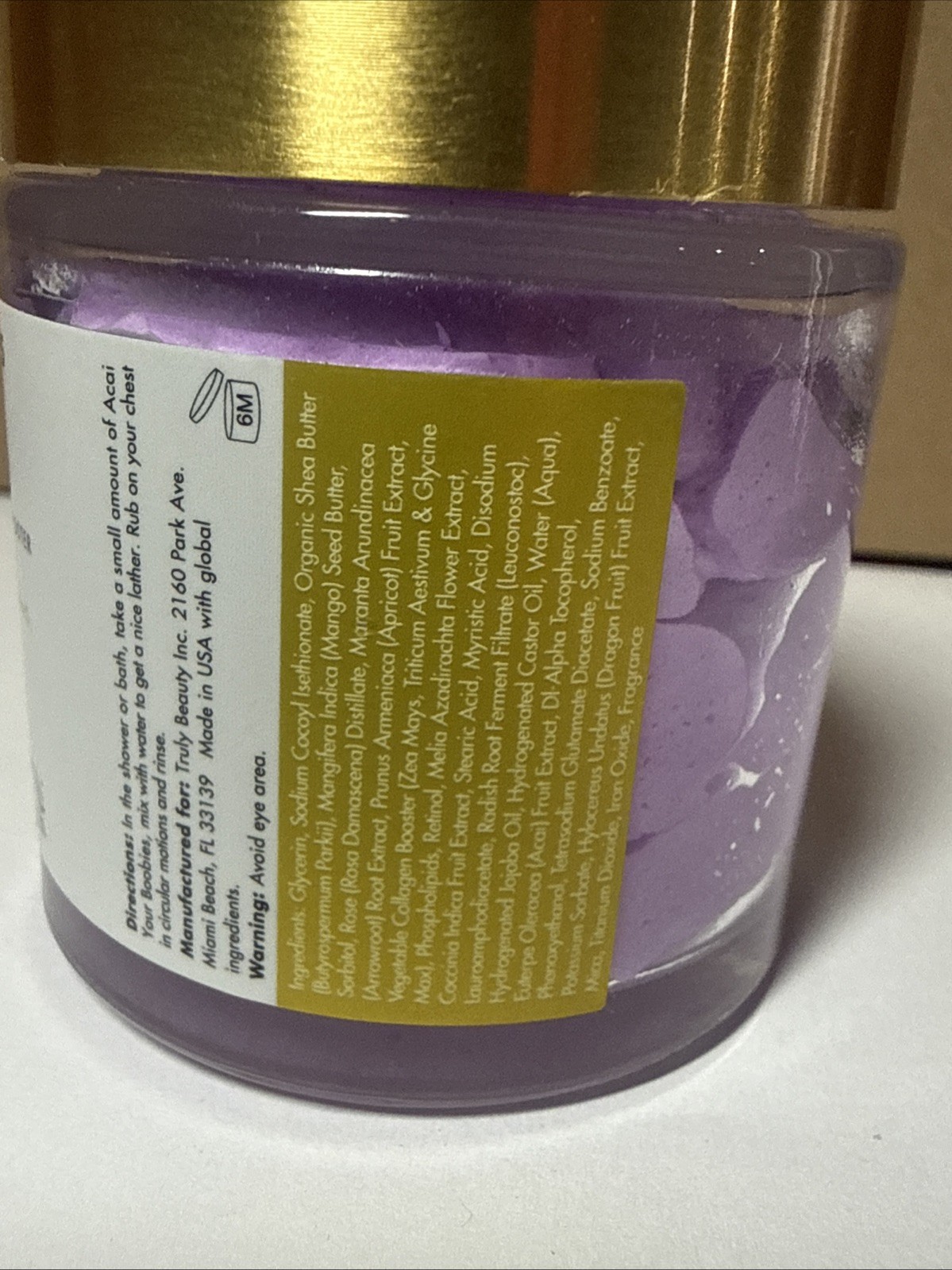 Truly Beauty Acai Your Boobies Lifting Boob Polish Firm and Tighten, 0.7 FL OZ