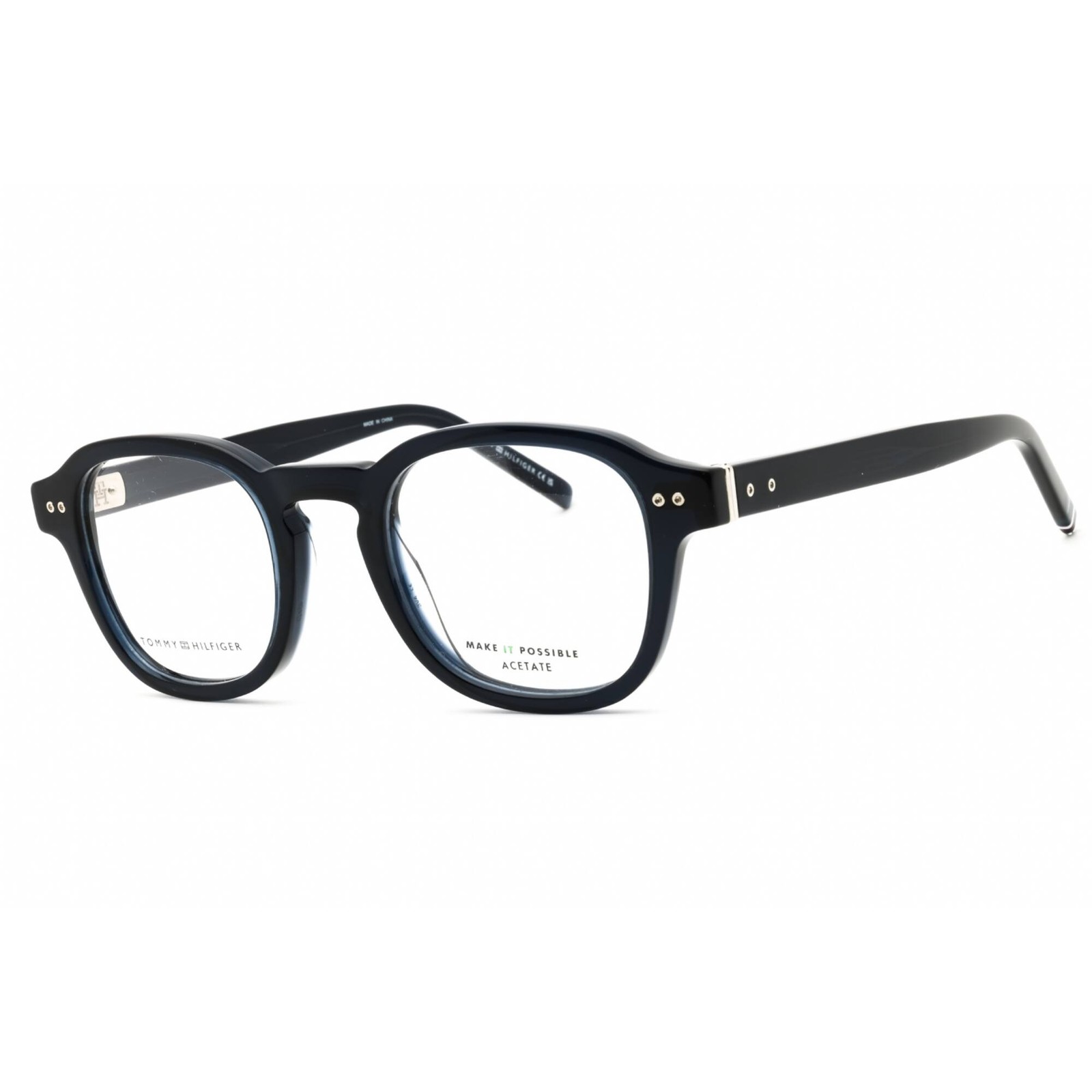 Tommy Hilfiger Unisex Eyeglasses Round Plastic Full Rim Frame TH 2033 0PJP 00