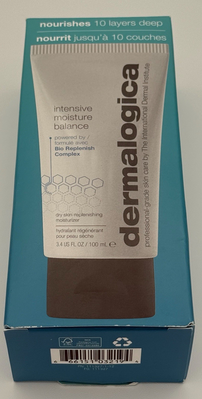 dermalogica intensive moisture balance 3.4 oz new & sealed With Box