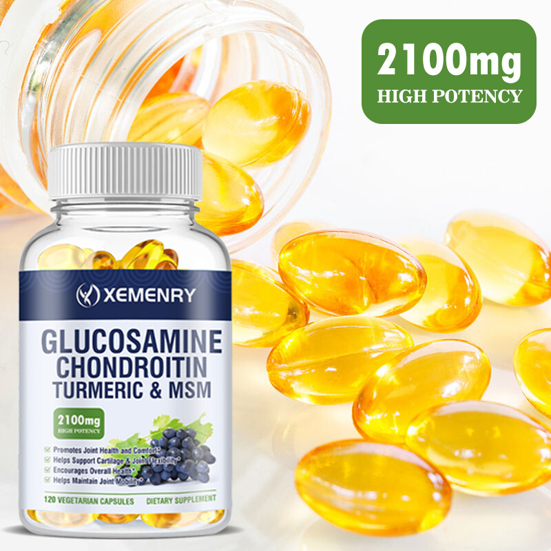 Glucosamine Chondroitin Turmeric & MSM 2100mg – Triple Strength Joint Support