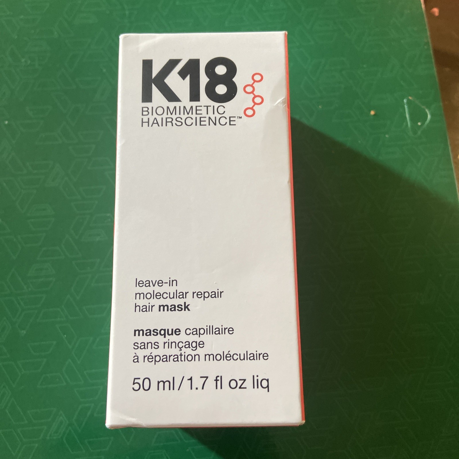 K18 Biomimetic Hairscience Leave-in Molecular Repair Hair Mask 50ml NEW & SEALED
