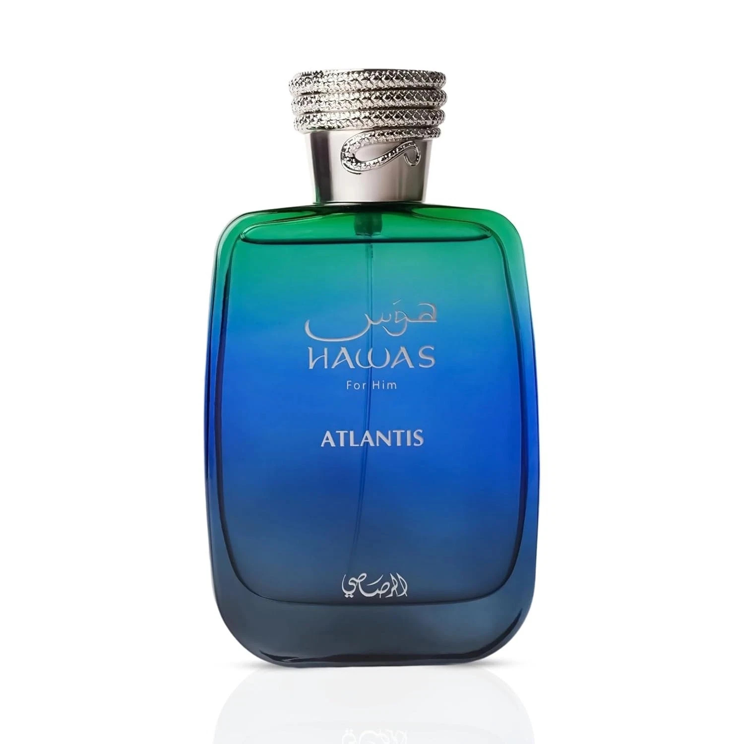 RASASI Hawas Atlantis Eau de Parfum for Men, 3.4 oz Fresh & Modern Scent Spray