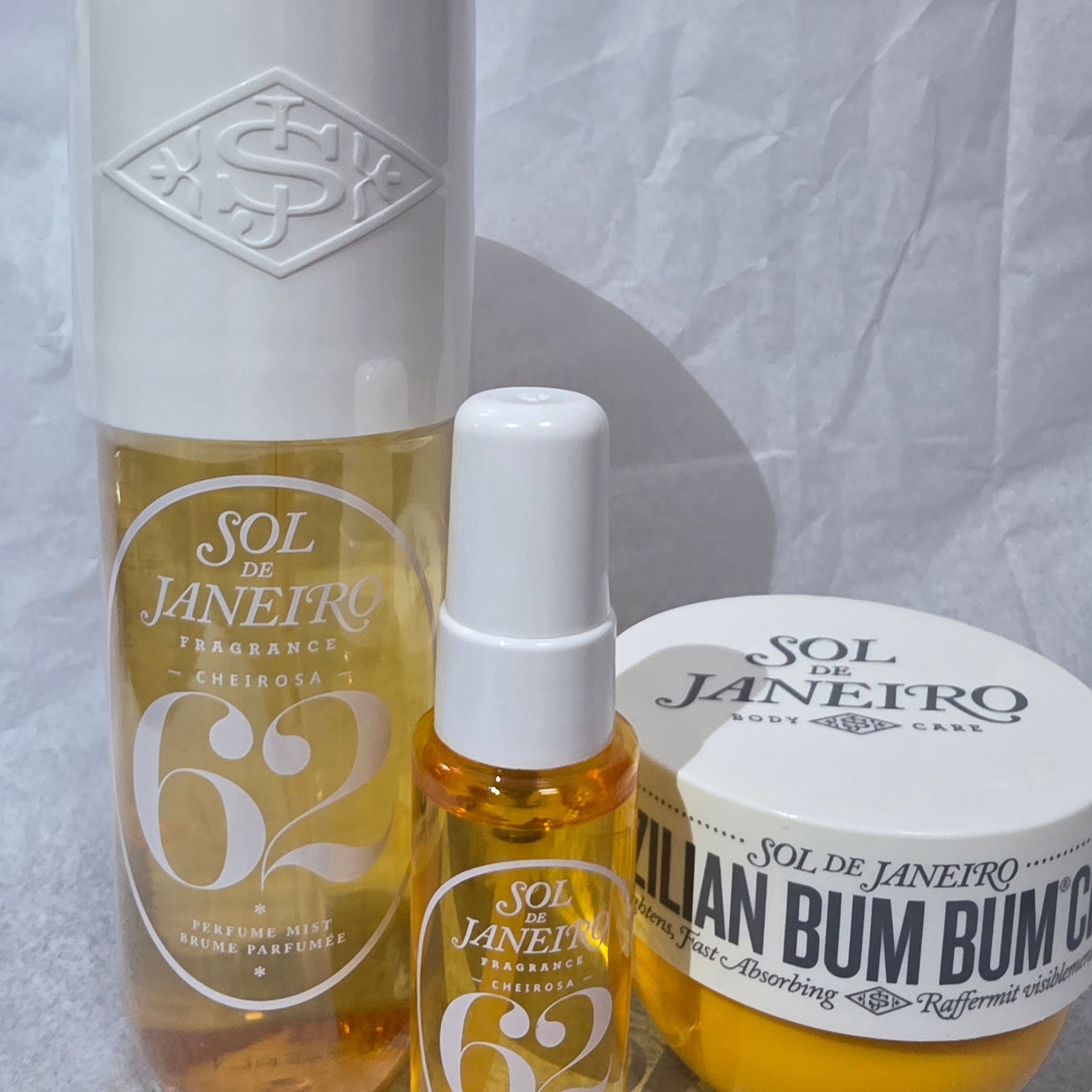 Sol de Janeiro Perfume (XL & Travel Size) + Brazilian Bum Bum Cream Large Size