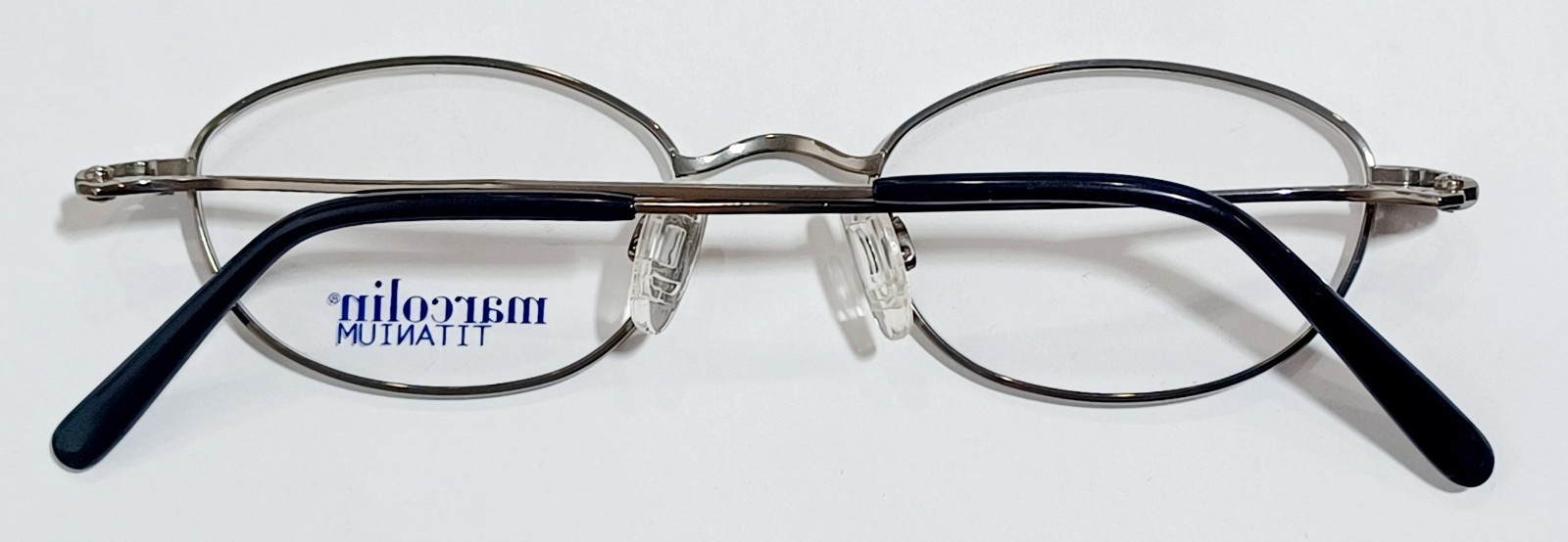 Original MARCOLIN 2033 404 Eyeglasses DARK GUNMETAL New TITANIUM 46-18-140 Japan