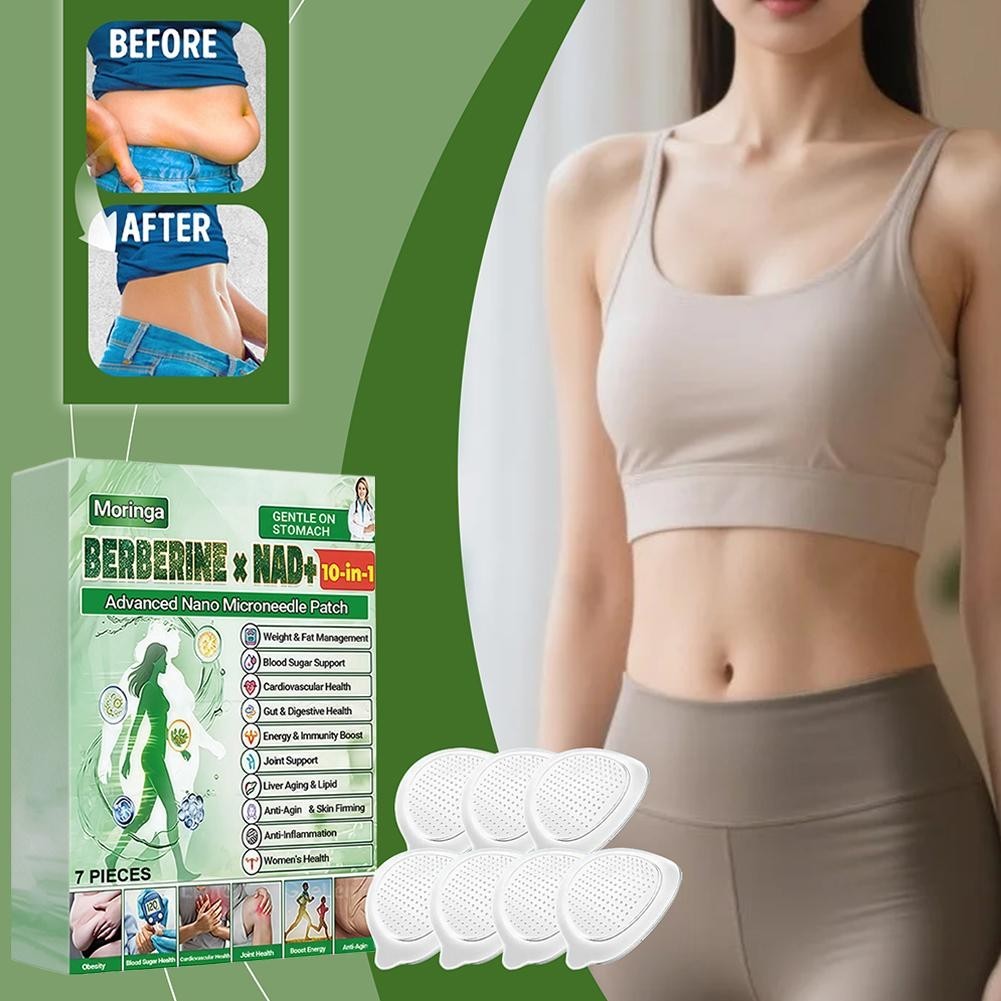 6 Boxes Moringa Berberine 10-in-1 Advanced Nano Microneedle Patches