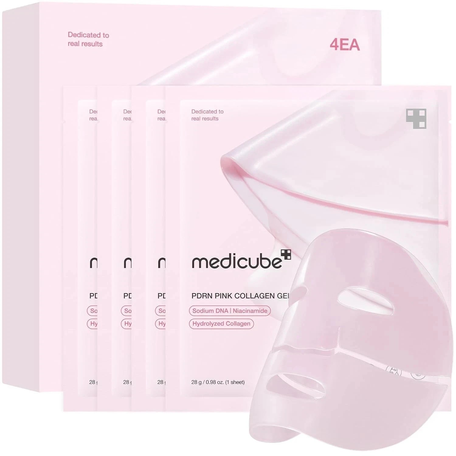 NEW Medicube Salmon DNA PDRN Pink Collagen Gel Overnight Mask 4 Pack++-