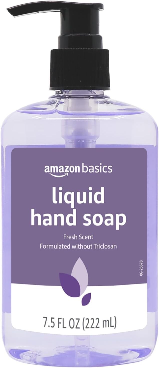 Amazon Basics Original Fresh Liquid Hand Soap, 7.5 Fl Oz (Pack of 6)