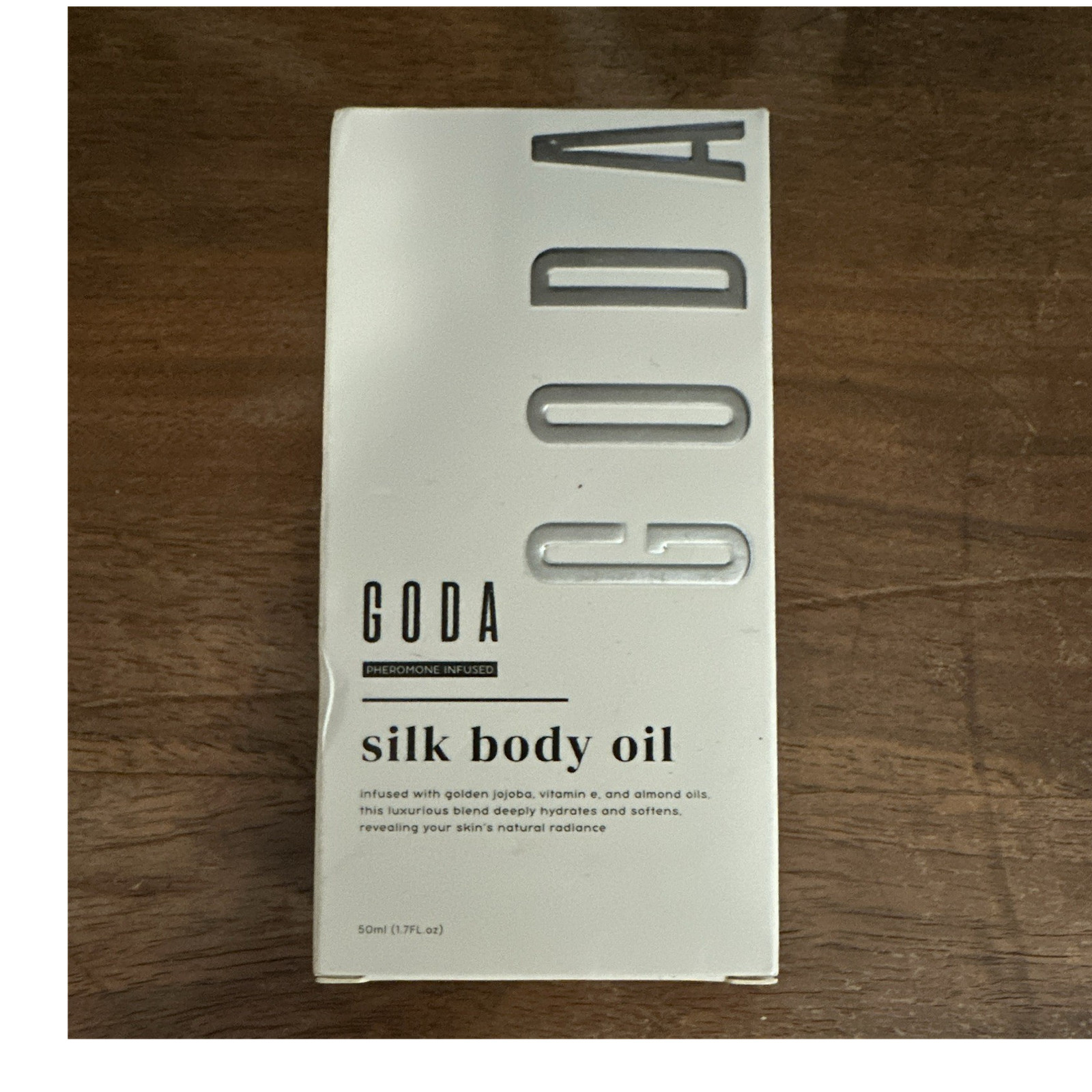 GODA Silk Body Oil Pheromone Infused Vanilla Amber 1.7 fl oz Unisex