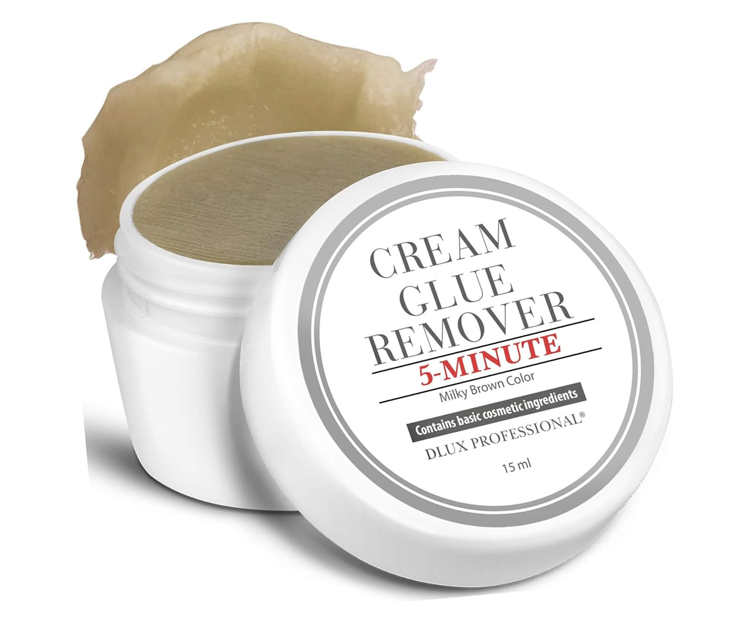 Eyelash Extensions Cream Glue Remover – 15Ml, Natural Pigment, Professional Eyel