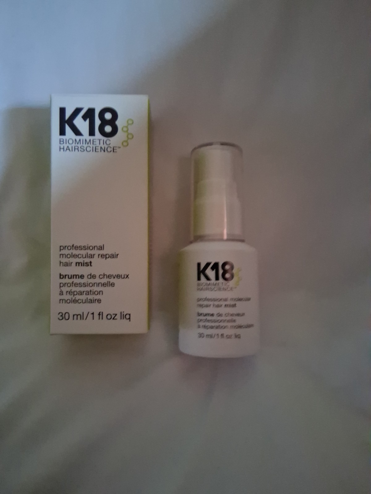 K18 Professional Molecular Repair Hair Mist Spray 1 oz New in Box