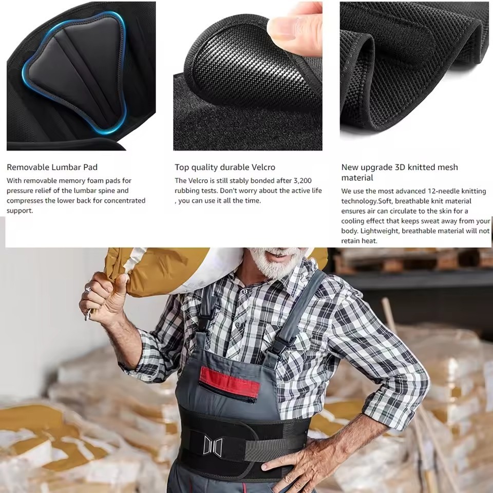 Copper Fit X-Back Brace for Lower Back Pain, Lumbar Support, (Large/XLarge)