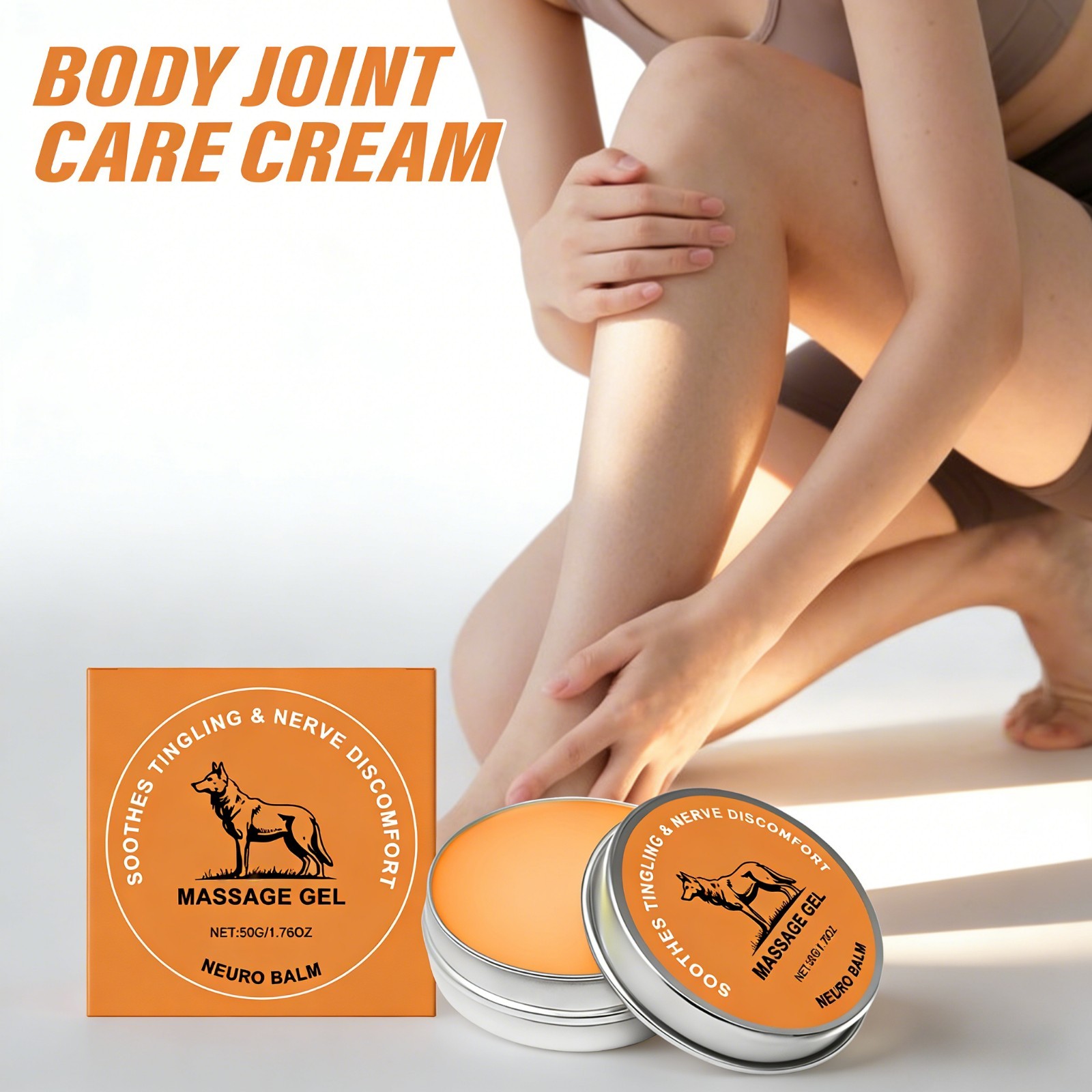 Therawolf Neuro Balm, Nerve Relief Balm for Neuropathy, Natural Joint Care 50g