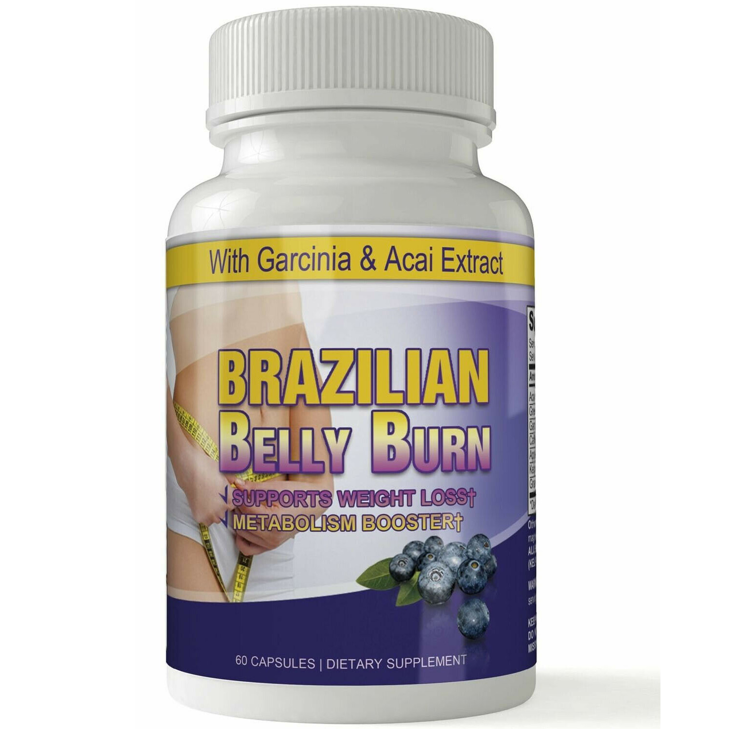 Brazilian Belly Weight Management & Spirulina Algae Immune Support Supplement