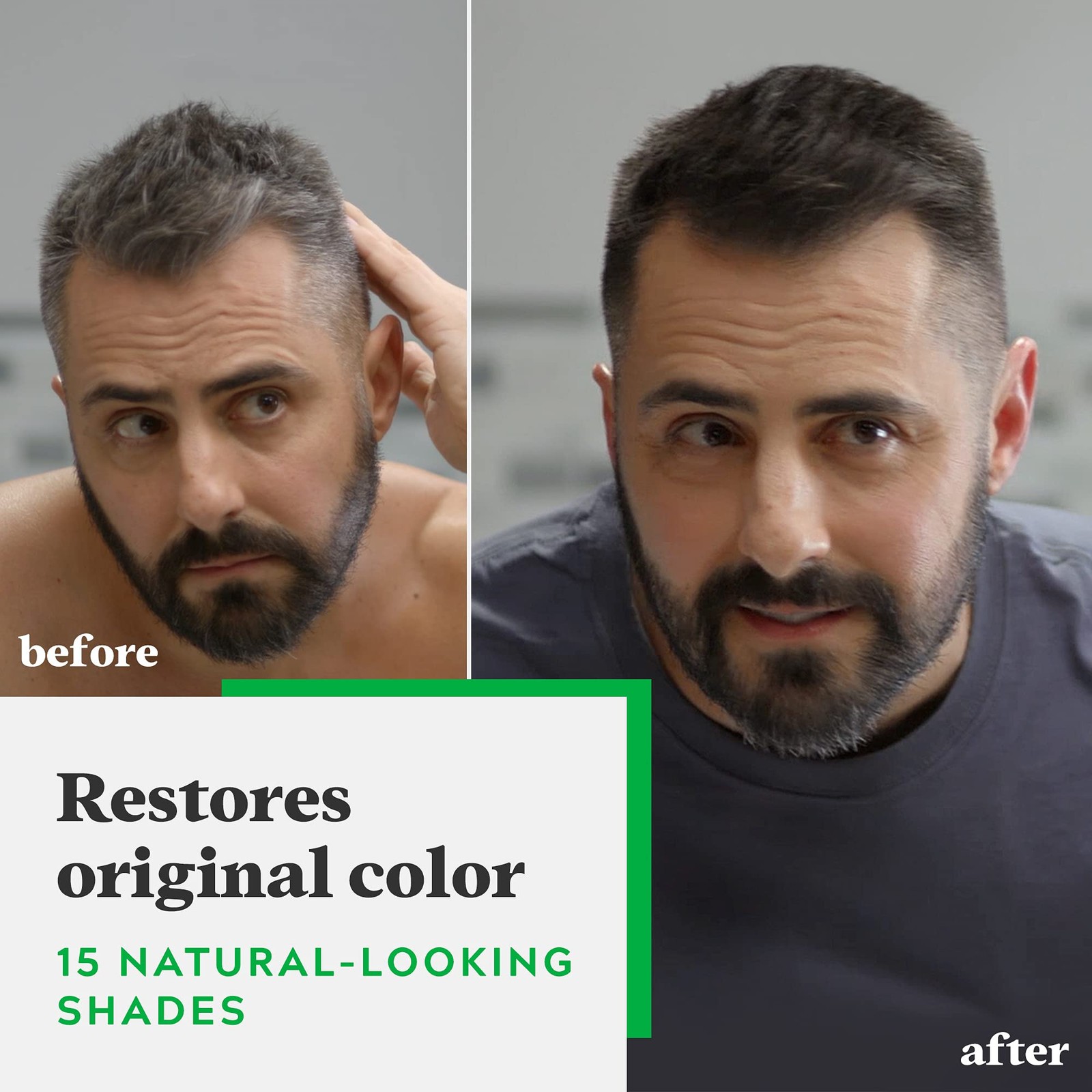 Just For Men Shampoo-In Color (Formerly 1 Count (Pack of 3), Jet Black H-60
