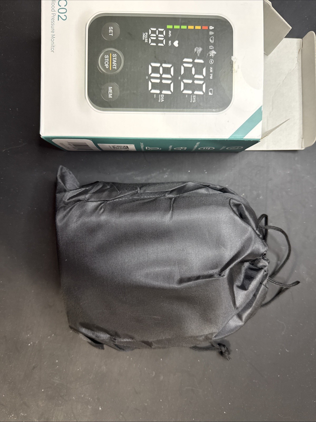 Intelligent Blood Pressure Monitor with Adjustable Cuff & Large LED Display