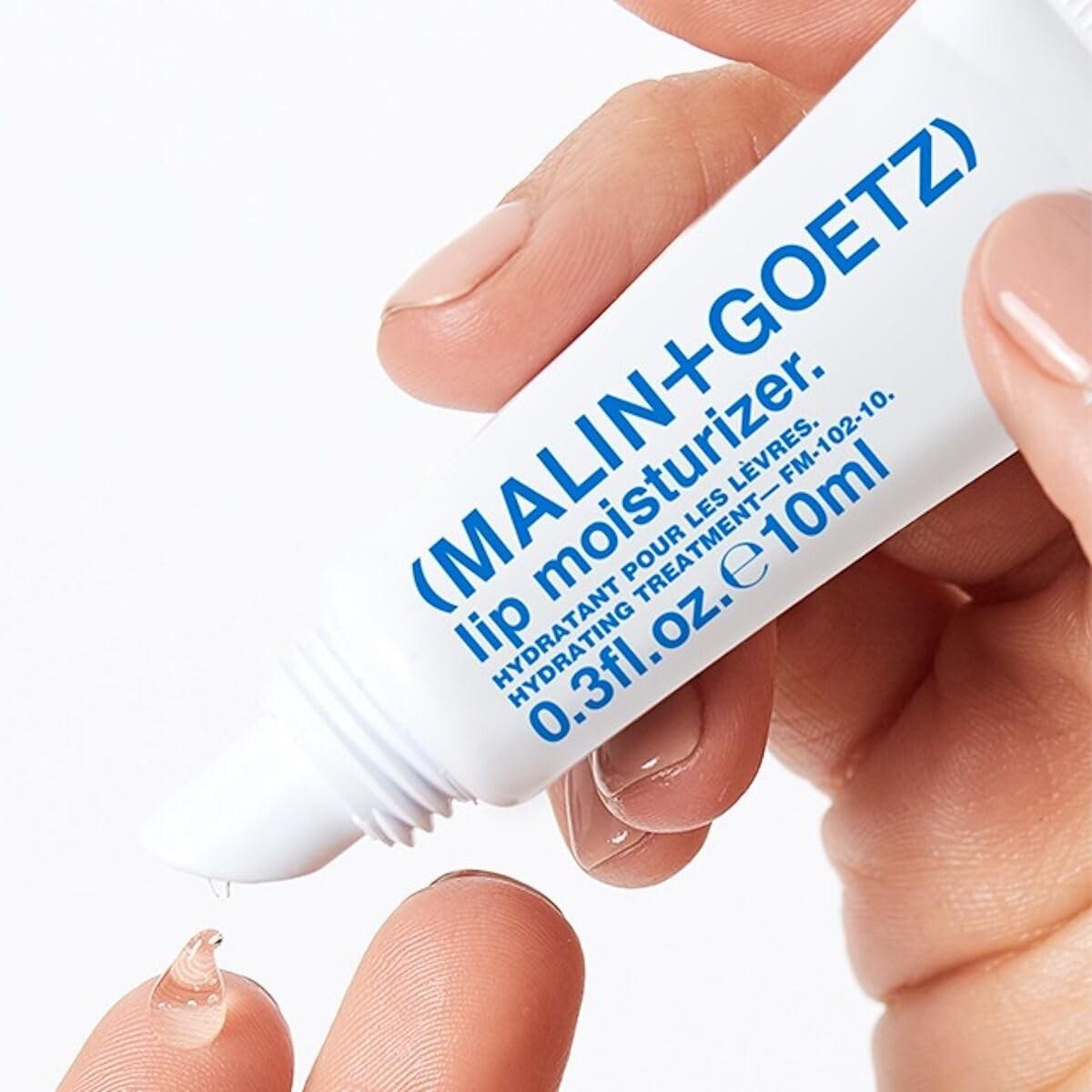 MALIN+GOETZ Lip Moisturizer Hydrating Gel 0.3 Fl Oz (Pack of 1), Unscented