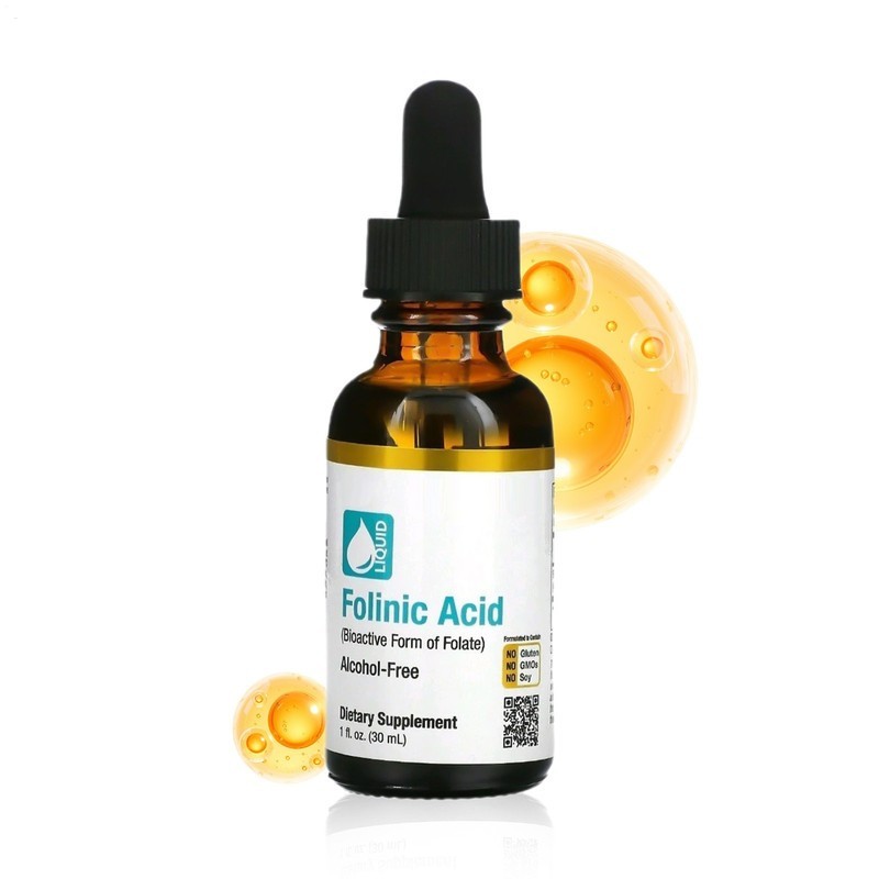 California Gold Nutrition Folinic Acid Supplement,1 fl ounce (30 ml) Liquid F…