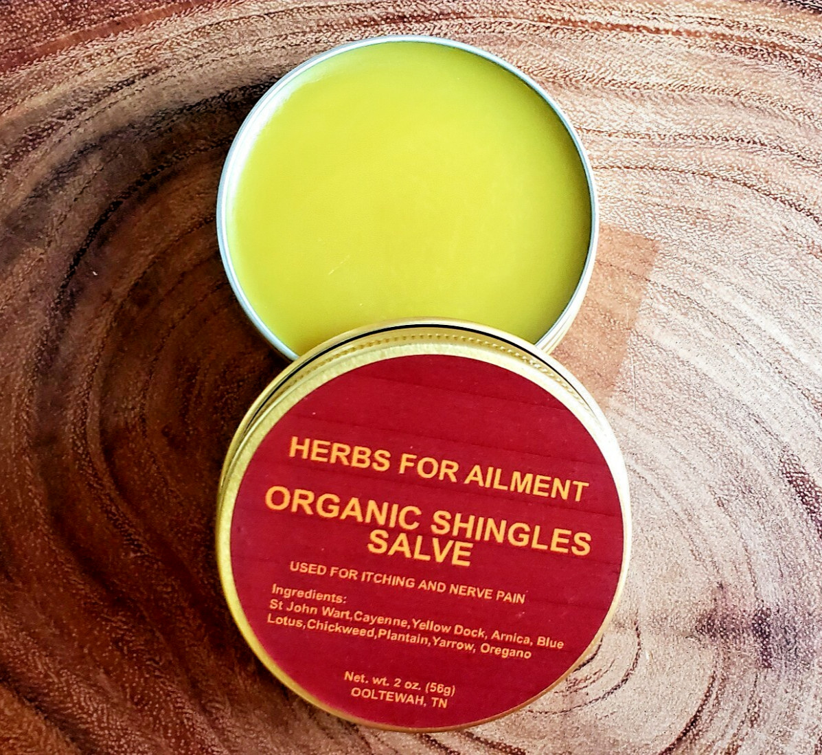 Shingles Relief Herbal Salve | Soothing | Natural Herbal Support 2 Variations