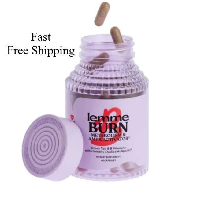 Lemme Burn Metabolism and Fat-Burning Tablets For Adult Premium – 60ct 1-3 Pack